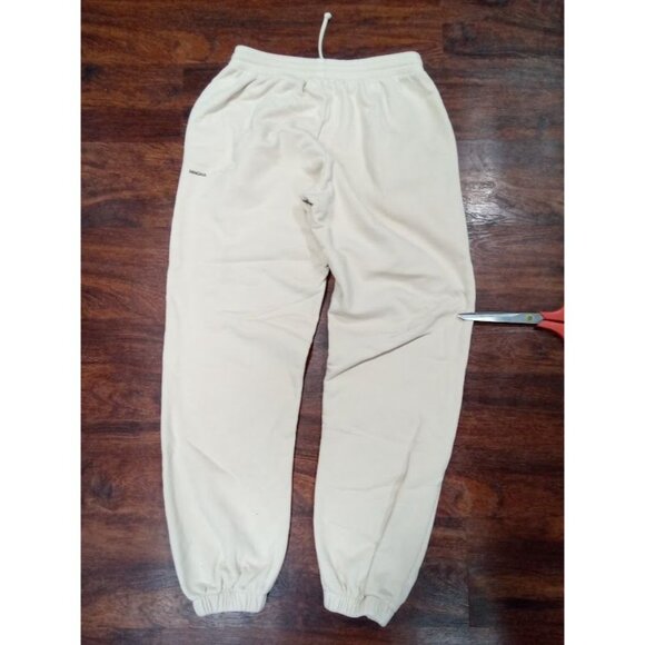 Pangaia Relaxed Fit Women's XS Pull On Elastic Waist Track Sweatpants Off-White - Picture 8 of 9